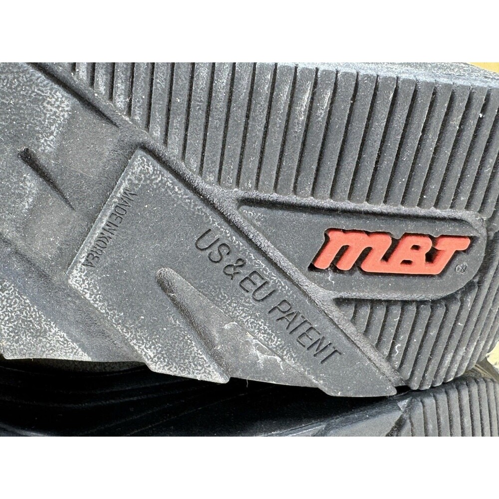 MBT Gray Leather Lace Up Round Toe Outdoor Hiking Boot W Original Box Womens 6 - Picture 11 of 16